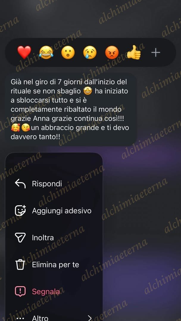 Schermata del riscontro di un cliente 11