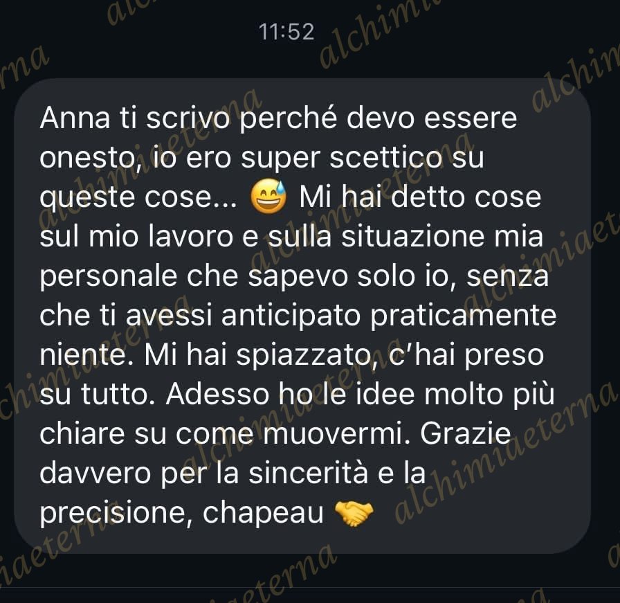 Schermata del riscontro di un cliente 7